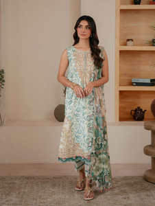 Lawn <b>Salwar</b> Kameez Women Pakistani Ethnic Party Wear <b>Punjabi</b> Patiala Stitching Available Wholesale <b>Suit</b> Natural With OEM Service - Product Image 3