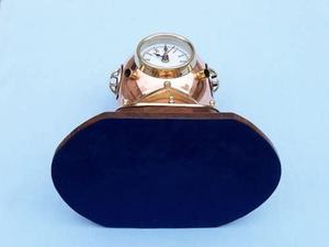 Horloge de casque en cuivre classique, 18 ", 400 pièces, attrayant, numéro romain, nautique - Product Image 6