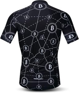 เสื้อปั่นจักรยานแขนสั้นผู้ชาย ดีไซน์เพชรหลากสี แห้งเร็ว ระบายอากาศได้ดี - Product Image 3