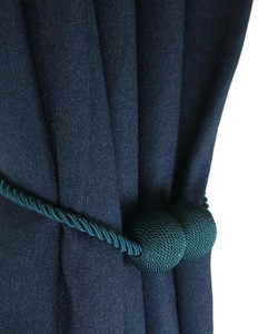 Modern <b>Curtain</b> Ties, Drapery Holder, Magnetic <b>Curtain</b> Tieback, Turquoise TieBack, <b>curtain</b> holder pullback, <b>curtain</b> loop - Product Image 3