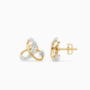 Pendientes de Diamante Cultivado en Laboratorio, Corte Brillante, Oro Sólido de 14K, Modernos para Mujer, Certificados por IGI, Perforados con Láser, Color Blanco D, E 3.196g - Product Image 5