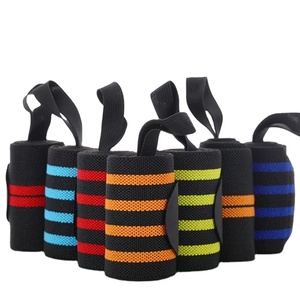 Muñequeras artesanales personalizables para fitness expresión de entrenamiento unisex con logotipo personalizado - Product Image 1