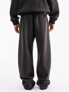 Joggers Sports Wear Custom Logo Heavy Weight Oversized Baggy Wide Leg Flared Canvas Mid Waist Spring Sweatpants <b>Women</b> - Product Image 6
