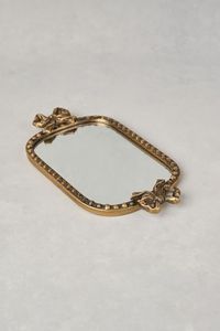 Classic Round Metal And <b>Mirror</b> Tray For Serving Tea Coffee Snacks And Dessert For Home Kitchen And Party Use - Product Image 2