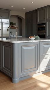 USA Warehouses Factory Wholesale SANYANG RTA Birch Wood Modern <b>Kitchen</b> Cabinet Best Quality <b>Cupboards</b> Ready Assemble Cabinets - Product Image 3