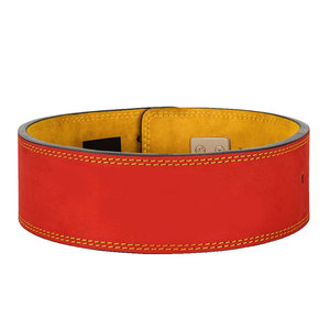 Cinturón de levantamiento de pesas de cuero, cinturón de powerlifting ajustable, soporte de levantamiento de fuerza para entrenamiento de gimnasio y fitness, para culturismo - Product Image 4
