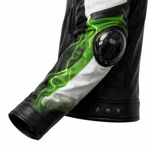 2026 Custom Design Genuine Leather Breathable Windproof Waterproof Plus Size Adult Motorbike Racing Jackets Sportswear - Product Image 4