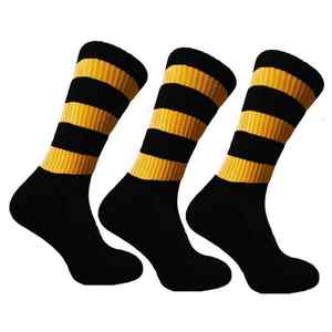 Chaussettes de football personnalisées pour le sport, fabriquées au Pakistan, vente en gros, unisexes, décontractées - Product Image 3