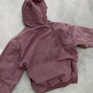 Sudadera con Capucha Unisex Vintage, Corte Regular, Color Sólido, Bolsillo Frontal, Casual, Resistente al Viento, 400g, para Otoño, 100% Algodón, Material de Felpa - Product Image 6