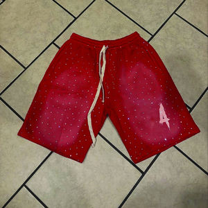 Vêtements courts personnalisés lourds pour hommes imprimés été 2 pièces ensembles Boxy 100% coton t-shirt et short ensembles pour hommes - Product Image 4