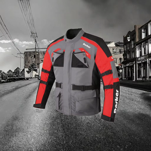 Chaqueta de Motociclismo de Verano Color Azul Hielo, Diseño de Logotipo Personalizado, % Algodón, Impermeable, Ignífuga, Transpirable, Unisex - Product Image 5