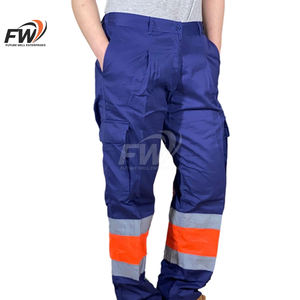 Pantalon de travail pour homme OEM/ODM, léger, en coton, haute visibilité, réfléchissant, séchage rapide, imperméable, confortable - Product Image 2
