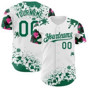 Camiseta de Béisbol Personalizada con Estampado de Equipo, Manga Corta, Unisex, Diseño con Botones Completos, 100% Algodón Orgánico Antibacteriano, Cuello en V - Product Image 3