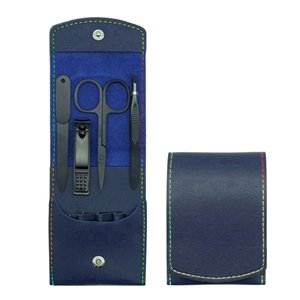 Kit de soin des ongles professionnel de haute qualité 7 en 1, classique et luxueux, étiquette privée, kit de manucure en acier inoxydable, étui avec logo personnalisé - Product Image 1