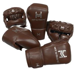 Kit de boxe personnalisé Hit N Move avec casque de sécurité haut de gamme et protège-glande de soutien, conçu pour l'entraînement - Product Image 6