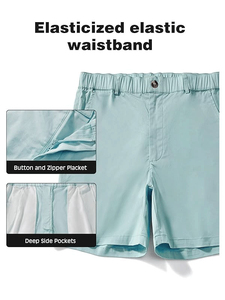 Pantalones Cortos Chino de Verano para Hombre, Lisos, a la Moda, Casuales, de Alta Calidad, Personalizables con Logotipo, Venta al Por Mayor - Product Image 3