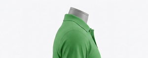 Men's Green Polo Shirt Short Sleeve Turn-<b>down</b> Collar Regular Fit Solid Color All Seasons - Product Image 6