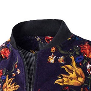 Chaqueta con letras estampadas y texto de lana ultra suave para hombre, chaquetas cálidas gruesas al por mayor de alta calidad - Product Image 4
