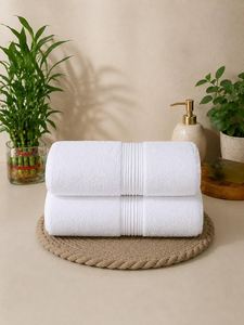 Serviettes d'hôtel de luxe 5 étoiles, logo personnalisé, blanches, 100% coton - Product Image 6