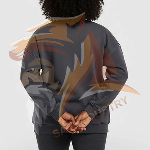 Sweat-shirt pour femme de haute qualité, surdimensionné, épais, décontracté, pour l'automne et l'hiver - Product Image 2