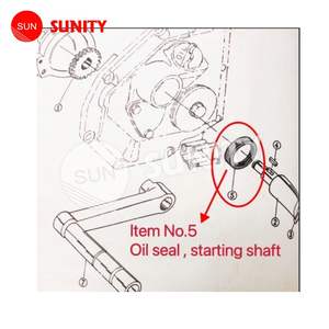 EJE DE ARRANQUE DEL SELLO DE ACEITE YSB8 DE TAIWÁN SUNITY Para Yanmar YSB8 Diesel Marine - Product Image 1