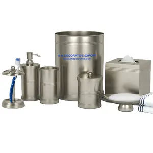 Luxury <b>Bathroom</b> <b>Sets</b> Hot Selling New Design Metal <b>Bathroom</b> <b>Accessories</b> New Fancy <b>Bathroom</b> Storage for Hotel - Product Image 1