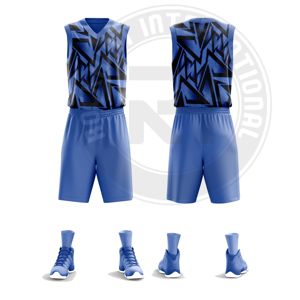 ชุดบาสเก็ตบอลสมัยใหม่ ผลิตจากผ้าโพลีเอสเตอร์ น้ำหนักเบา สวมใส่สบาย ออกแบบมาสำหรับสโมสร ทีม และงานกีฬาต่างๆ - Product Image 4