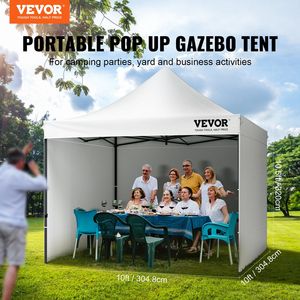 Gazebo Pop-up 3x3 Metri, Tenda Istantanea Portatile Resistente ai Raggi UV e Impermeabile con Pareti Laterali Rimovibili e Borsa con Ruote - Product Image 2