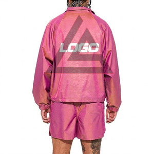 New Design Custom Stylish Breathable Winter Windbreaker Tracksuits for Men's Training Outdoor Two-Piece <b>Sets</b> - Product Image 2