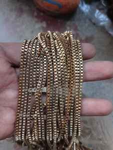 Chaînes en métal en gros pour créateurs de bijoux – Chaînes à maillons multi-styles personnalisées en acier inoxydable et laiton pour marques de luxe - Product Image 4