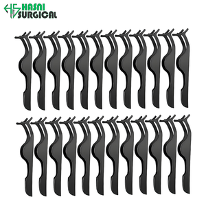 Pinza Aplicadora de Pestañas Postizas de Acero Inoxidable, Directo de Fábrica, con Agarre Perfecto y Punta Dentada - Product Image 1