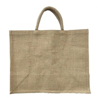 Sac pour ordinateur portable en jute 100% imprimé de qualité supérieure, léger, avec poignées, pour filles, supermarchés, courses quotidiennes, écologique, grande capacité