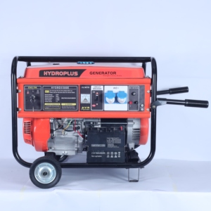 HYDROPLUS INTERNATIONAL 5500W GASOLINE <b>GENERATOR</b> 15HP 400V <b>PORTABLE</b> POWER <b>GENERATOR</b> <b>ELECTRIC</b>/RECOIL START WITH MULTIPLE USE - Product Image 3