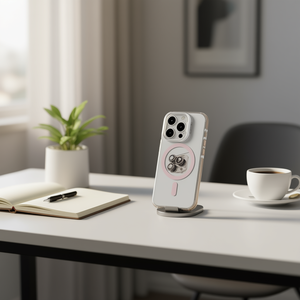 เคสกันกระแทก DAM แบบสองวัสดุ พร้อมขาตั้งและเลนส์สำหรับ IP 13 Pro Max ป้องกันได้เต็มรูปแบบ - Product Image 2