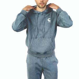 Conjunto Deportivo para Hombre con Efecto Desgastado, Estilo Urbano, con Sudadera y Pantalones a Juego, Ropa Cómoda para Entrenamiento - Product Image 2