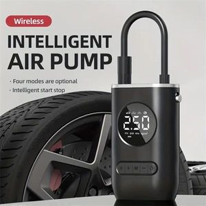 Gonfleur de pneus portable mini double usage 150 psi 12 V avec écran LCD numérique et batterie externe certifié ROHS pour la recharge de voitures électriques, voitures et vélos - Product Image 2
