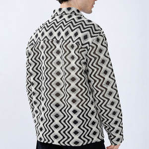 Camisa de Franela de Manga Larga para Hombre, Talla Grande, de Algodón y Fibra de Bambú, Cuello Alto, Antiarrugas, Secado Rápido, Venta al Por Mayor - Product Image 4