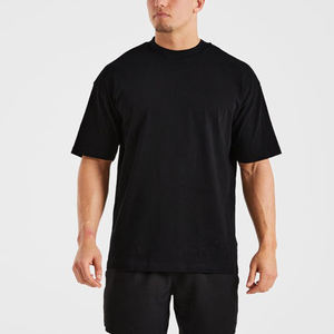 Custom High Quality Manufacturer's Blank <b>Box</b> T-Shirt for <b>Drop</b> Shoulder Boxy Fit Crop Oversized Heavyweight Knitted Fabric Formal - Product Image 1