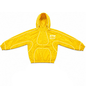 Conjunto Deportivo RTW Amarillo de Manga Larga con Capucha y Cremallera, Deportivo, de Poliéster, Unisex para Adultos, Ligero y de Secado Rápido para Verano - Product Image 5