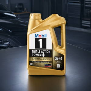 น้ำมันเครื่อง Mobil 1 Gold FS 0W-40 ขนาด 4x4 ลิตร บรรจุกล่อง - ได้รับการรับรองมาตรฐาน SAE สำหรับน้ำมันหล่อลื่นยานยนต์ - Product Image 2