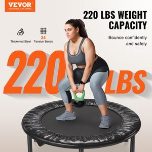 Mini Trampolín Plegable de 36 Pulgadas, Rebounder de Fitness con Capacidad de Carga Máxima de 220 Libras, Trampolín Estable y Silencioso para Ejercicios en Interiores - Product Image 2