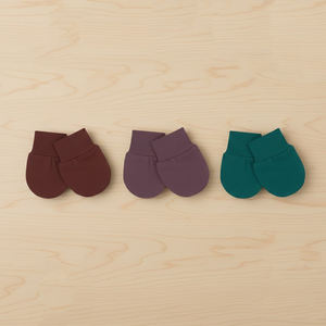 Mitaines pour bébé en coton doux 95% bambou, 5% élasthanne, protection contre les griffures, gants pour bébé - Product Image 5