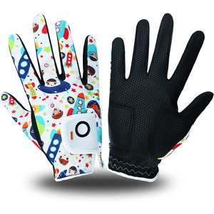 Gants de golf professionnels blancs et noirs pour droitiers et gauchers, adhérence imbattable, antidérapants, séchage rapide, gants de golf Polo confortables - Product Image 1