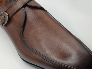 Zapatos Monk Strap para Hombre de Alta Calidad OEM, Zapatos Casuales de Oficina de Cuero Genuino, Mocasines Formales Personalizados para Hombre, Logotipo Personalizado al por Mayor - Product Image 4