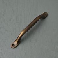 Poignée de porte en laiton massif, poignée de meuble traditionnelle en laiton avec extrémités décoratives pour accessoires de meubles de cuisine