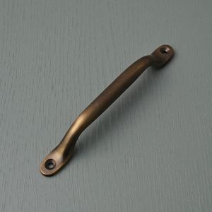 Solid Brass <b>Door</b> <b>Handle</b> Cupboard Traditional Brass <b>Cabinet</b> Pull <b>Handle</b> Bar with Decorative Ends for <b>Kitchen</b> Furniture Accessory - Product Image 6