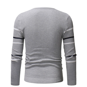 Men's Winter Knit Sweater 100% Cotton Pullover Casual Wear OEM Manufacturer Warm Anti-Wrinkle Breathable - Product Image 2
