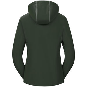 Chaquetas de exterior en oferta, cortavientos con capucha, impermeables, de manga larga, con cremallera frontal, tipo softshell para mujer - Product Image 6