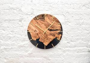Wood & resin <b>wall</b> <b>clock</b> Unique <b>wall</b> <b>clock</b> Rustic <b>clock</b> Epoxy resin wood Modern home <b>decor</b> Housewarming gift Wedding gift - Product Image 6