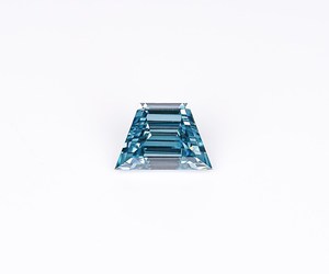 Trapezoid <b>Step</b> Cut Blue Lab Grown Diamond Loose Stone Fancy Color CVD Diamond for Side Stones Making Jewelry Rings Earrings - Product Image 6